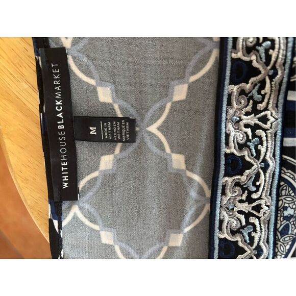 WHBM Shift Dress with Embroidery Around the Neckline - Picture 7 of 7